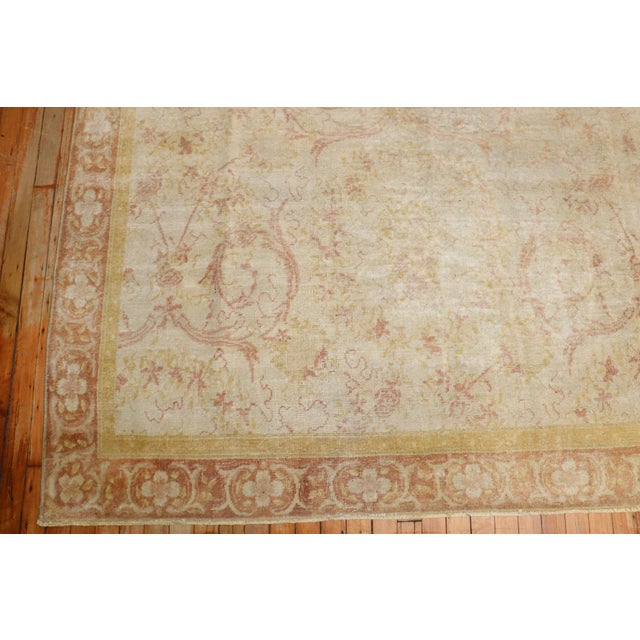 Room Size European Vintage Rug For Sale - Image 10 of 12
