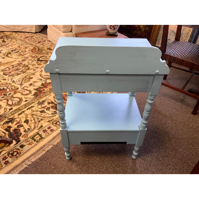 Hitchcock Late 20th Century Hitchcock Painted Side Table For Sale - Image 4 of 7