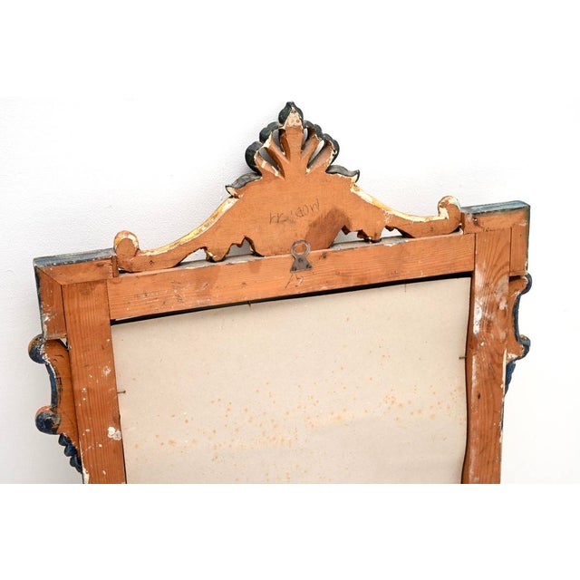 Antique Italian Gilt Wood Mirror, 1900 For Sale - Image 10 of 11