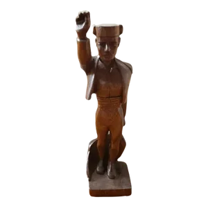 1968 Handmade Wooden Matador Figurine