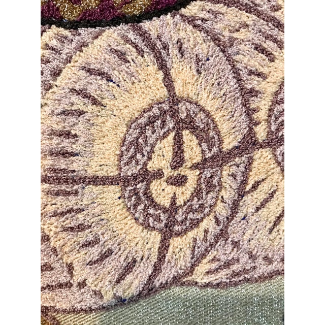 Mid-Century Asian Embroidery Original Textile Art For Sale In Los Angeles - Image 6 of 8
