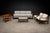 A refined example of Brazilian modernist functionalism, this two-tier bar cart—also known as a tea trolley—was designed by...