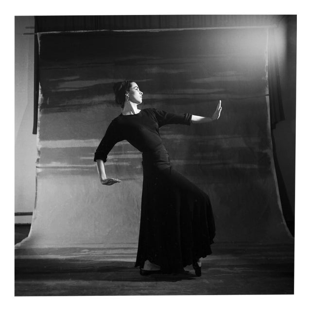 Klaus Redenbacher, Female Dancer Frozen Mid-Performance, 2025, Photograph For Sale