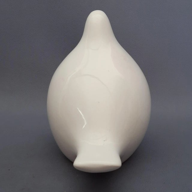 1970s White Dove Ceramic Sculpture by Nicola Fasani, 1970s For Sale - Image 5 of 11