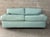 Postmodern Teal Leather Loveseat by Directional Furniture. Circa 1980s. For Sale - Image 18 of 18