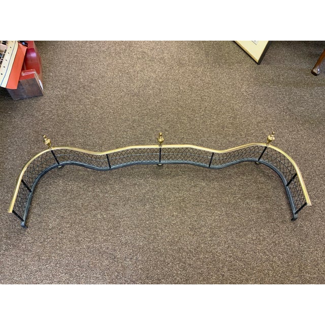 Traditional Mid 20th Century Fireplace Fender For Sale - Image 3 of 8