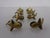 Whale-Shaped Brass Paperweights or Knife Rests in the style of Walter Bosse, Austria, 1950s, Set of 4 For Sale - Image 16 of 18