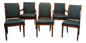Mid-Century Regency Teak Dining Chairs, 1960s, Set of 6