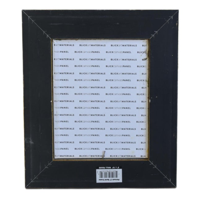 Brown Bear in Forest Landscape Painting Including the Antiqued Gold Wood Frame For Sale In Los Angeles - Image 6 of 7