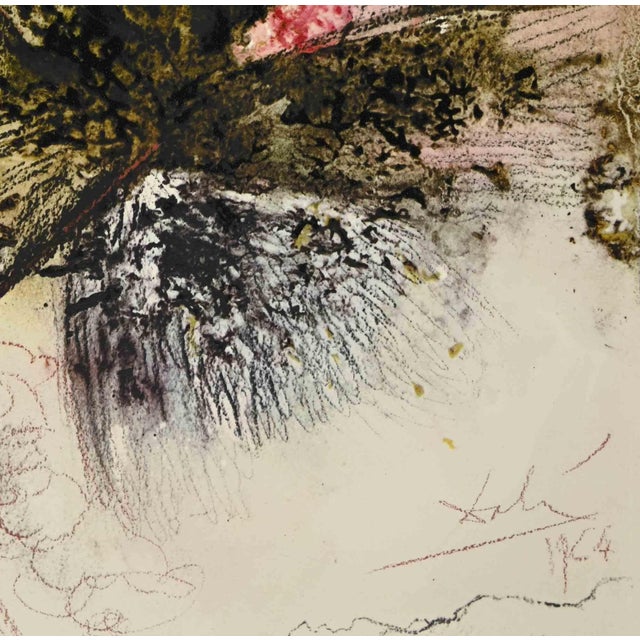 Ecce Quasi Filius Hominis in Nubibus us Caeli on heavy rag paper realized in 1964. It is part of Biblia Sacra vulgatæ...