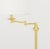 Brass Modern Polished Brass Adjustable Floor Lamps, Pair For Sale - Image 8 of 8
