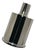 Rl 02 Mini Candleholder in Silver-Plated Polished Brass by Caspal For Sale