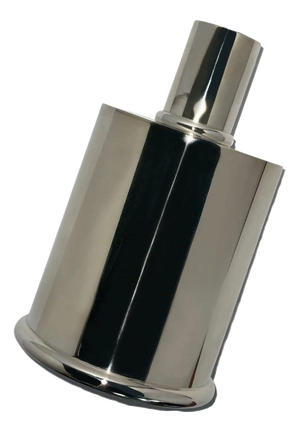 Rl 02 Mini Candleholder in Silver-Plated Polished Brass by Caspal