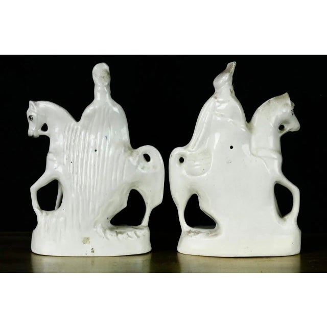 19th Century Staffordshire Scottish Highlander Hunters - A Pair For Sale - Image 5 of 12