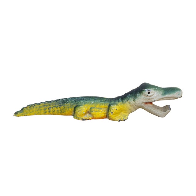 Mid-Century Modern Mid 20th Century Wilton John Wright Cast Iron Figural Bottle Openers Pelican Alligator Goose Design - Set of 3 For Sale - Image 3 of 11