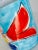 Ceramic Vintage Folk Art Italian ‘La Musa’ Hand Painted Fish Ceramic Vase, Vessel, Canister For Sale - Image 7 of 10
