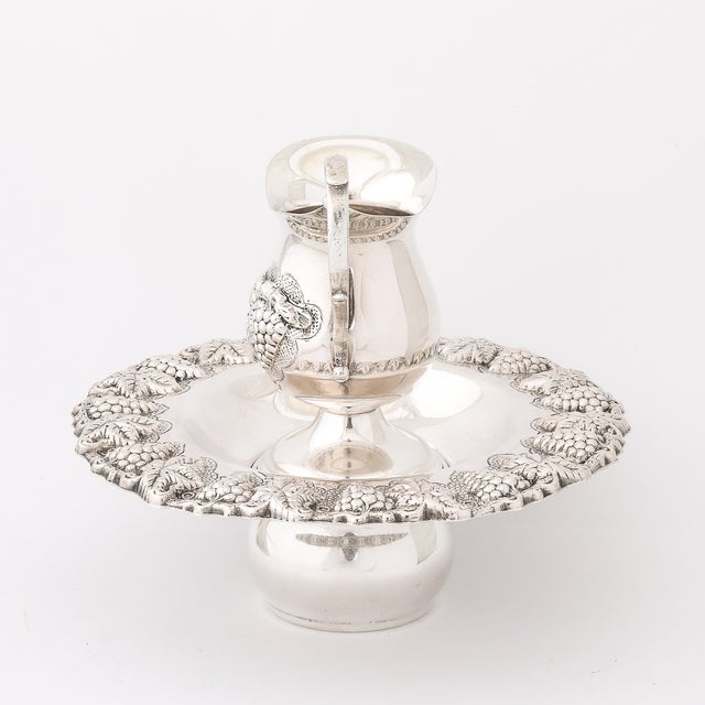 Mid 20th Century Mid-Century Modernist Sterling Silver Grape & Vine Motif Mayim Achronim For Sale - Image 5 of 17