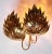 Large Gilt Brass Palm Wall Lamp from Maison Jansen, 1970s For Sale - Image 12 of 18