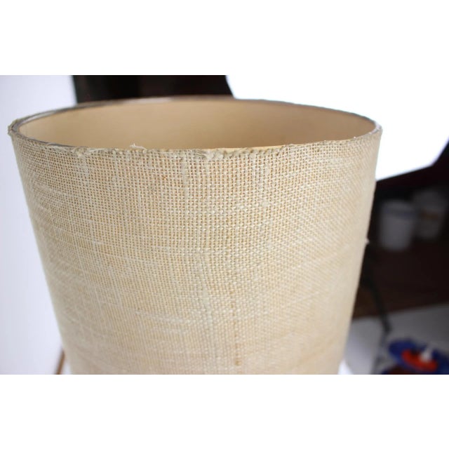 Orange Mid-Century Czech Table Lamp by Antonín Hepnar, 1970s For Sale - Image 8 of 11