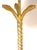 Late 20th Century Pair Italian Neoclassical Gilt Metal Three-Serpent Table Lamps, Marble Bases For Sale - Image 4 of 13