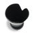 Black 1990s Italian Bucchero Ceramic "Gubbio" Split-Rim Vessel by Gio Ponti for Neoponti/Costantino For Sale - Image 8 of 10