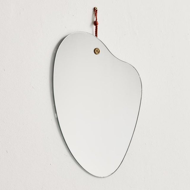 Vintage Organic Shaped Wall Mirror, 1970s For Sale - Image 10 of 10