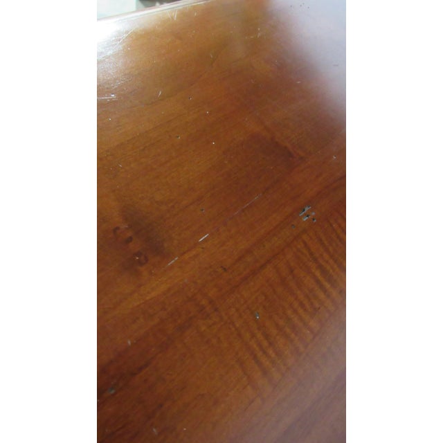 Wood 1980s Ethan Allen British Classics Chest Dresser Designer Cherry For Sale - Image 7 of 14