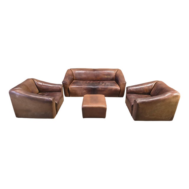 DS47 Sofa Set from de Sede, 1960s, Set of 3 For Sale