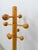 Mid 20th Century Vintage Atomic Coat Hat Rack Glossy Pine MCM Entryway Stand Mid Century Modern For Sale - Image 5 of 9