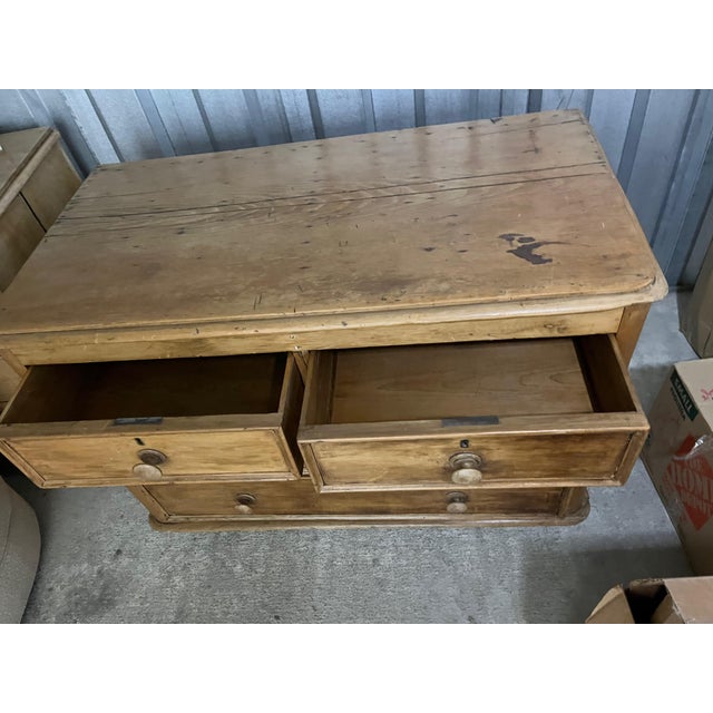 Mid 19th Century Antique English Pine Chest For Sale In Washington DC - Image 6 of 10