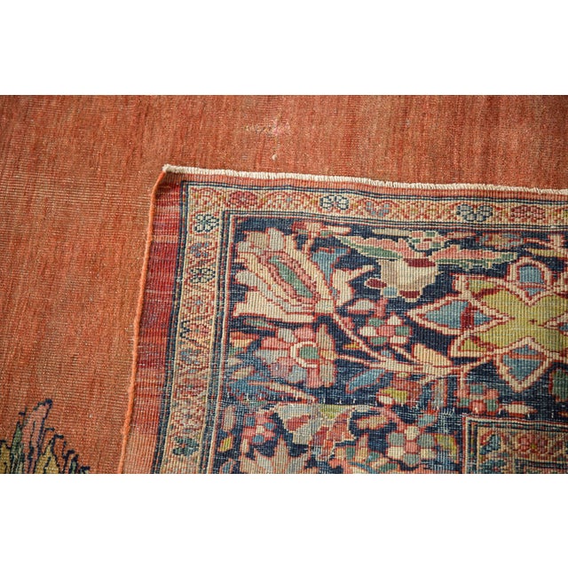1920s Antique Persian Farahan Sarouk Medallion Wool Carpet For Sale - Image 12 of 18