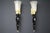 Gold and Black Murano Glass Sconces in the style of Barovier, 1990, Set of 2 For Sale - Image 14 of 17