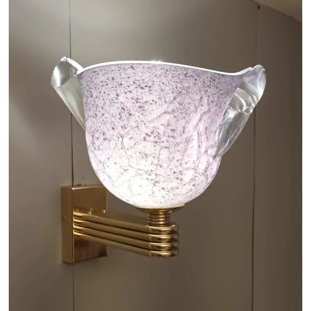 21st Century Purple Helmet Sconces, a Pair For Sale - Image 9 of 12