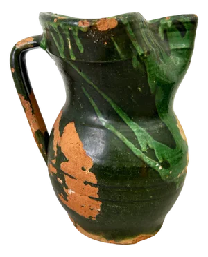 Antique Green Glaze Jug