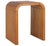 Early 21st Century Liasonya Curved Waterfall Accent Table in Natural For Sale - Image 5 of 7
