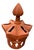 Mediterranean Vintage Terracotta Crown Lantern & Chimney Pot Architectural Element For Sale - Image 3 of 12