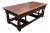 Vintage Solid Wood Coffee Table With Two Nesting End Tables For Sale