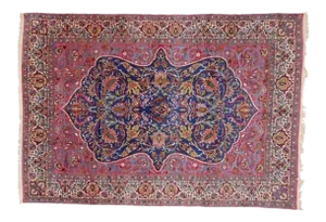 1930s Vintage Lavar Kerman Rug
