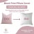 Not Yet Made - Made To Order Fabdivine Floral Block Print Pillow Cover 24x24 Inch Duck Canvas-Pink City For Sale - Image 5 of 5