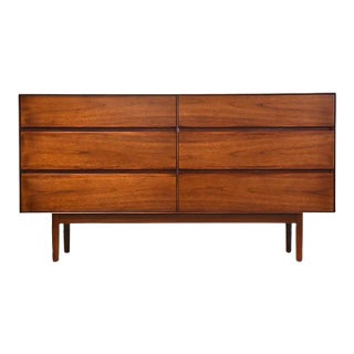 Walnut and Rosewood Dresser by Stanley For Sale