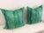 2010s Contemporary Malachite Pillows - A Pair For Sale - Image 5 of 11