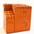 Terra Cotta House Pottery Candle Holder - Tiny Taper For Sale - Image 4 of 10