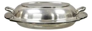 Mid 20th Century Wm Rogers 2272 Washington Silver Plated Victorian Lidded Vegetable Serving Dish