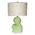 Green Glazed Art Deco Bust With Shade. For Sale