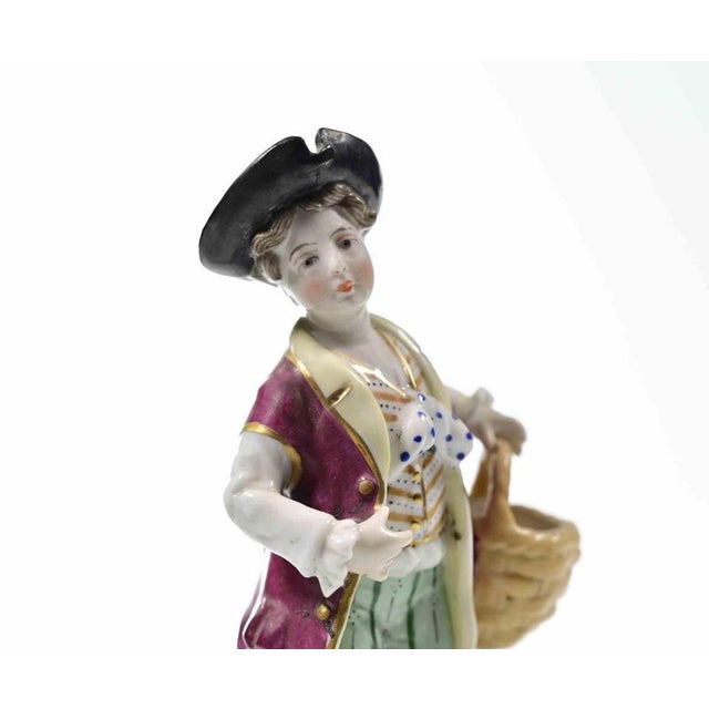 Ceramic sculpture realized by School of Capodimonte (Naples), in the early 20th Century. Marked on base. Excellent condition.