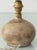 20th Century Modern French Studio Pottery Stoneware Table Lamp with Rattan Shade, 1950s For Sale - Image 9 of 15