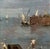 View of Venice with the Island of San Giorgio Maggiore and the Basilica, Oil on Canvas, 19th Century, Framed For Sale - Image 7 of 16