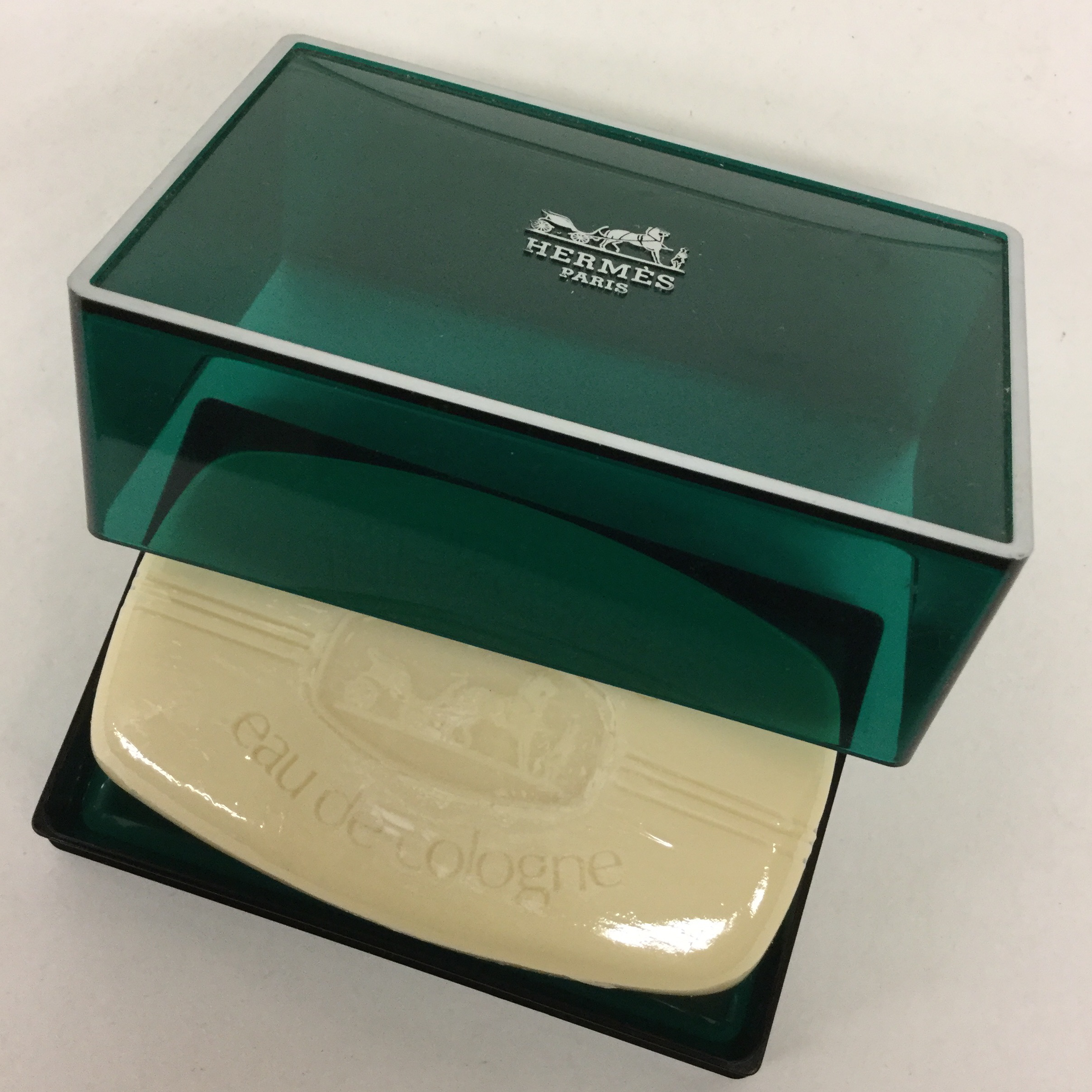 Mini Boîte à Savon Vintage Hermès Paris - Pour Savon De 25g - Occasion