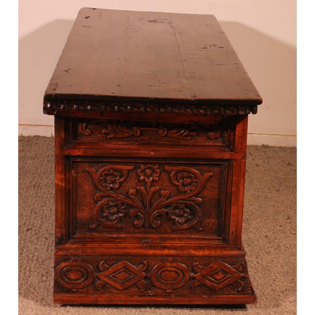 18th Century Catalan Chest with Small Door For Sale - Image 12 of 14