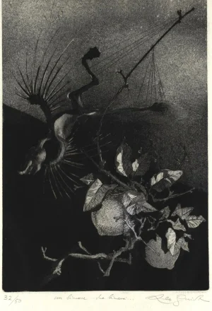Leo Guida, One Lemon, Two Lemons, Original Etching, 1975